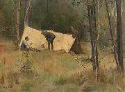 Tom roberts The Artist Camp oil painting artist